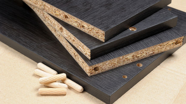 Pressed-wood products