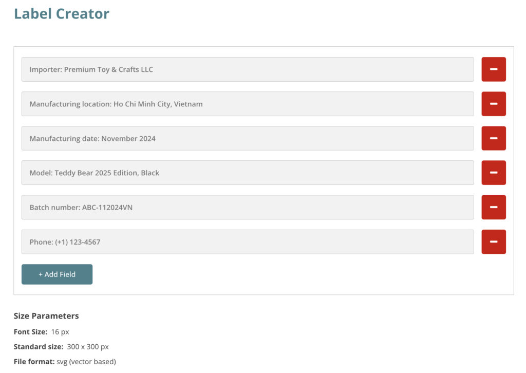 Label Editor: Create US, EU and UK Product Labels Fast