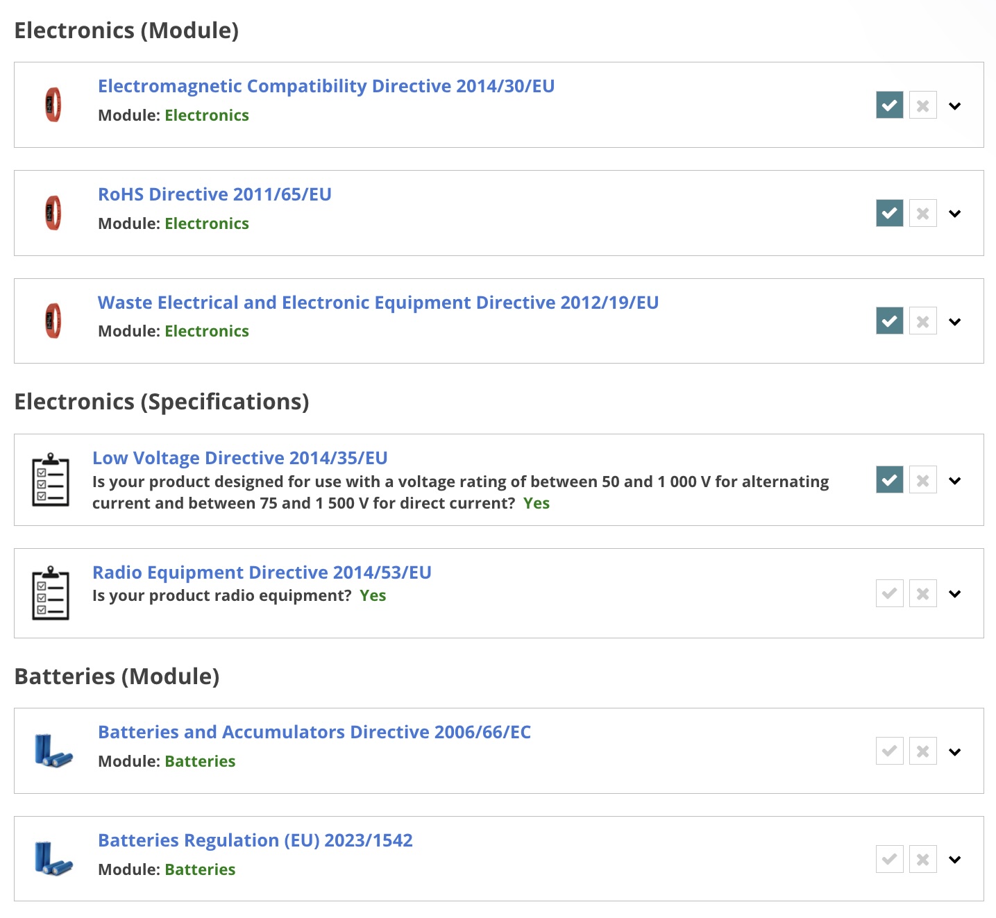 Step 4: Compliance Requirements List Created