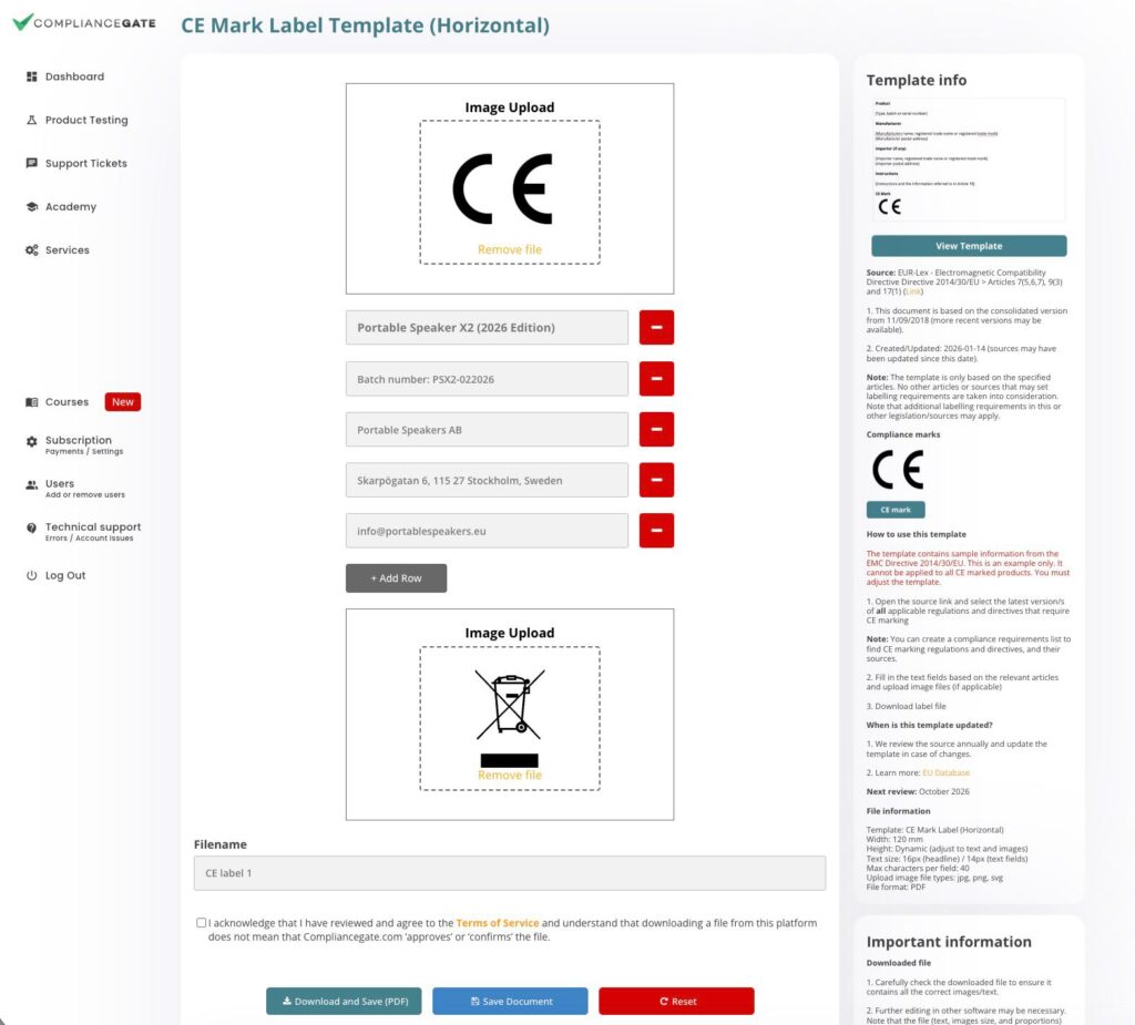 Label Templates: Create US, EU and UK Product Labels Fast