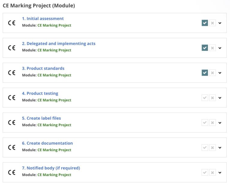 Product Compliance Module Project Modules
