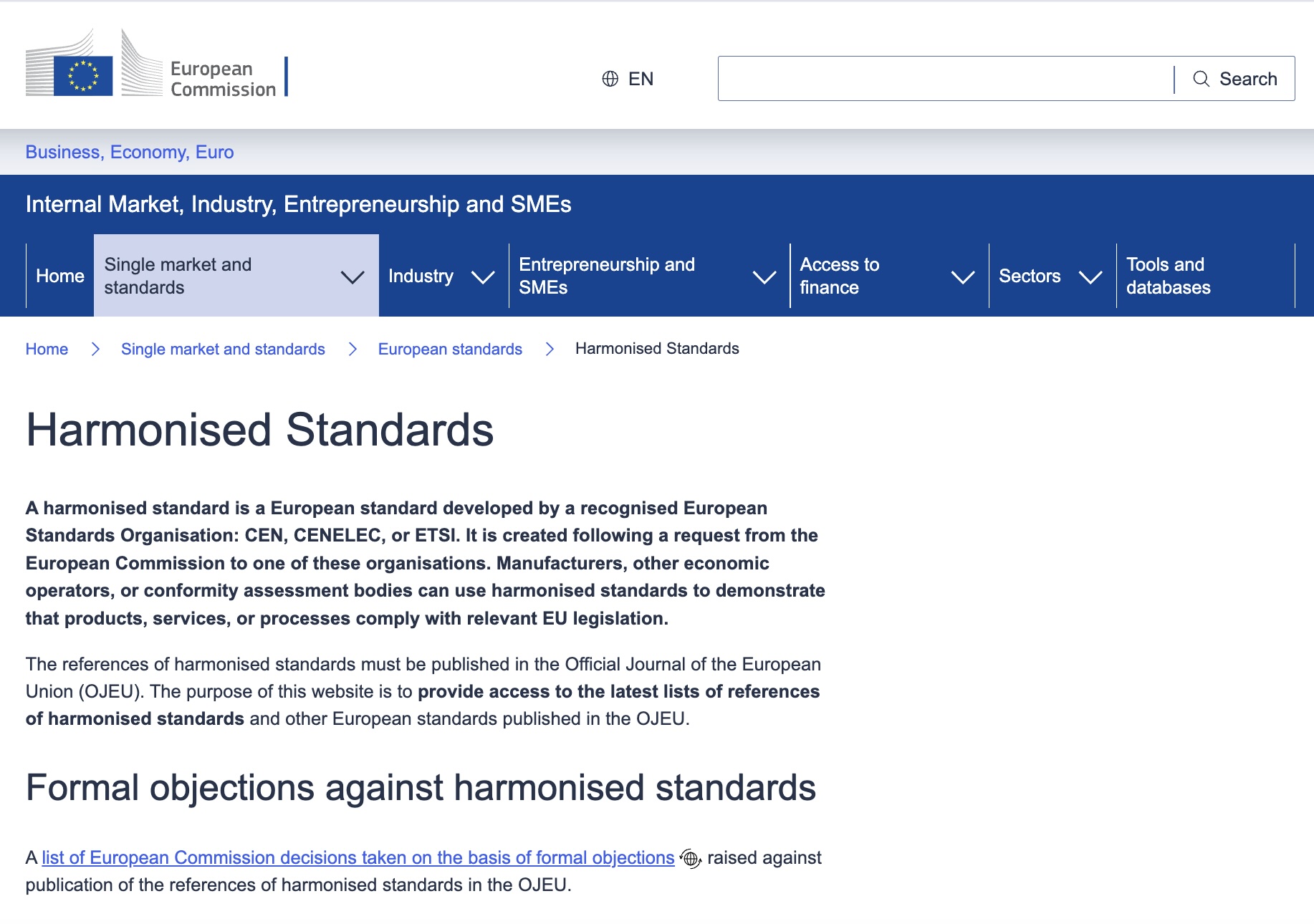 EU Product Standards