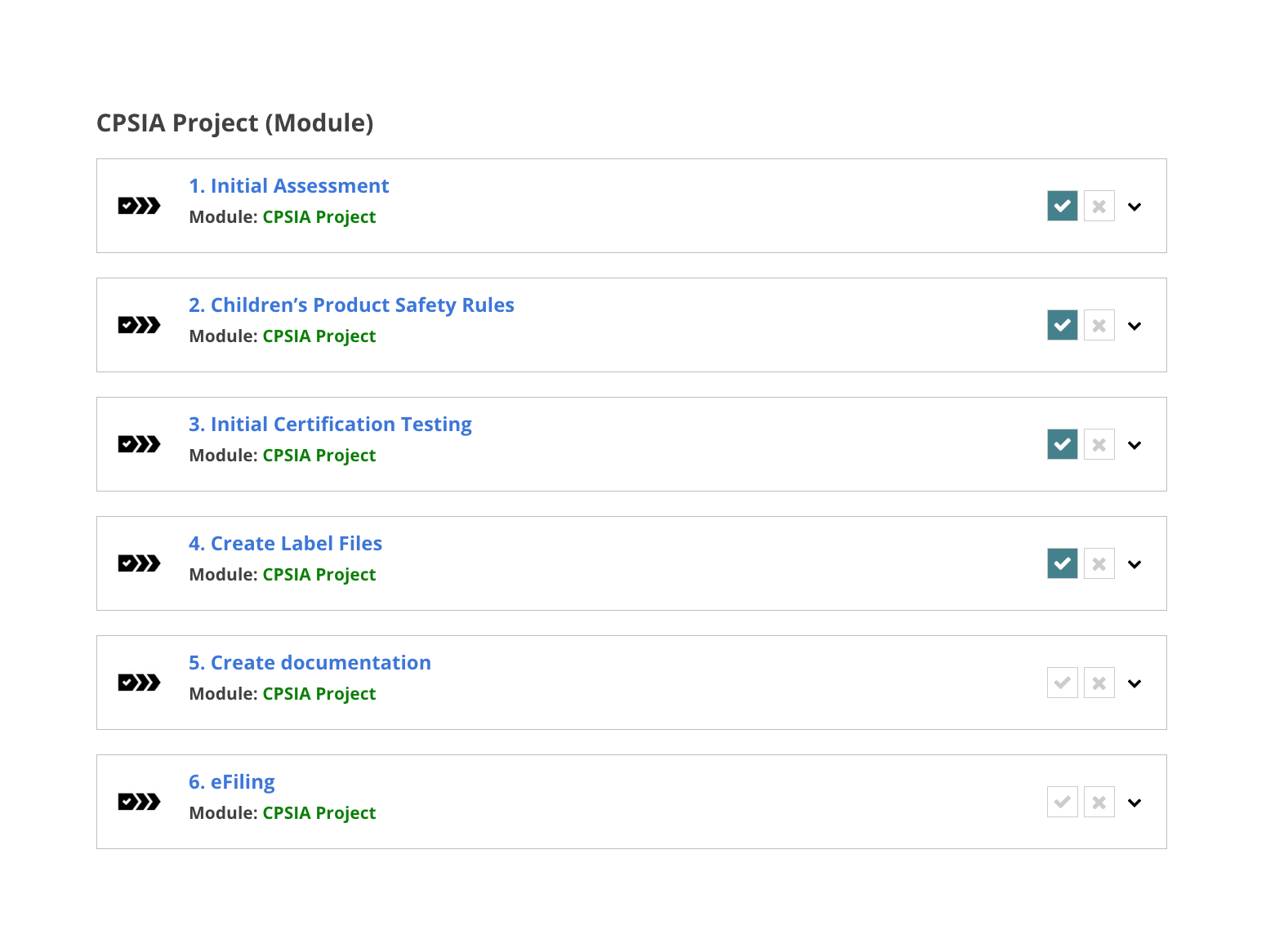 CPSIA Project Module CPSIA Project Module